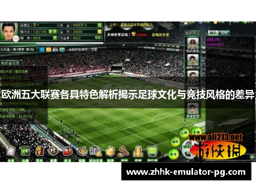 欧洲五大联赛各具特色解析揭示足球文化与竞技风格的差异